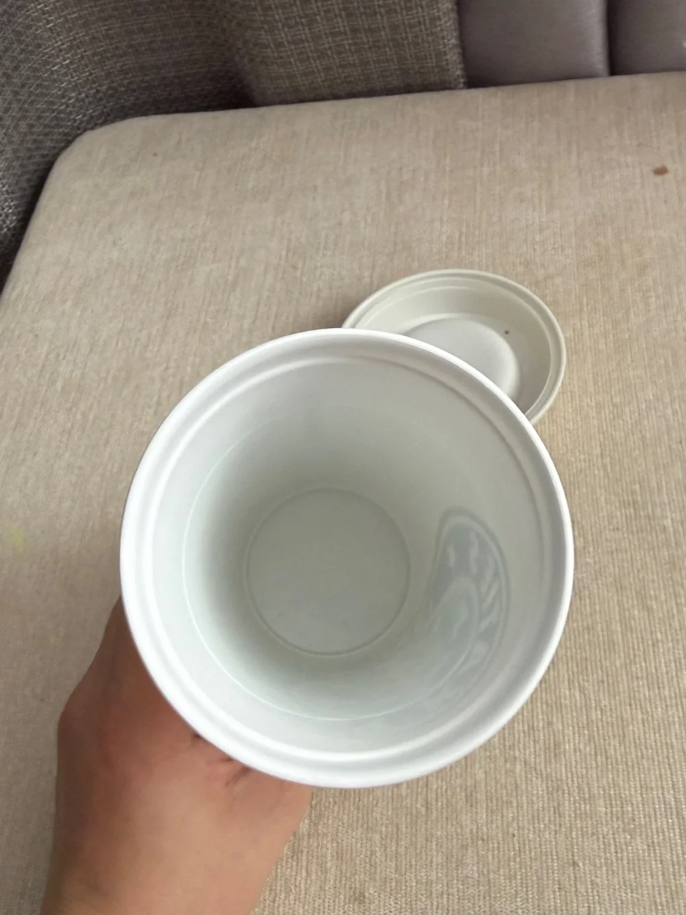 Starbucks white reusable